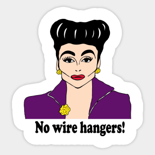 MOMMIE DEAREST FAN ART Sticker